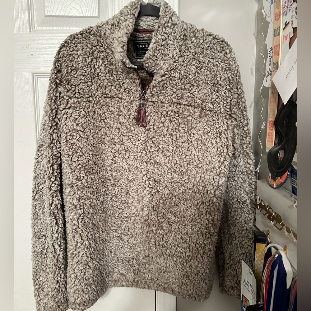 True grit sherpa pullover